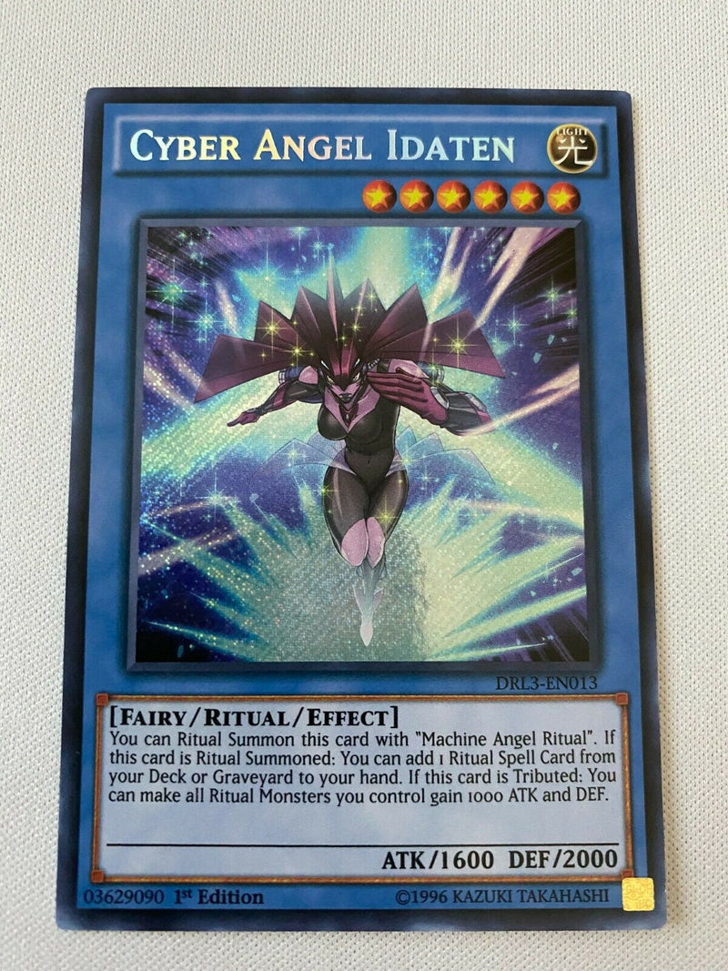 Yugioh Cyber Angel Idaten DRL3-EN013 1st Edition Secret Rare Near Mint