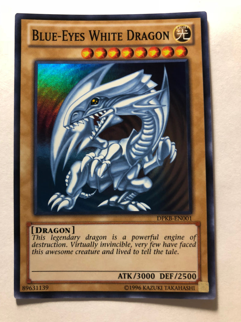 Yugioh Blue-Eyes White Dragon DPKB-EN001 Super Rare Unlimited Edition Near Mint