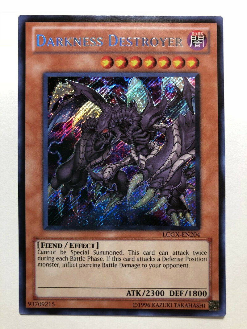 Yugioh Darkness Destroyer LCGX-EN204 Secret Rare Unlimited Edition Near Mint