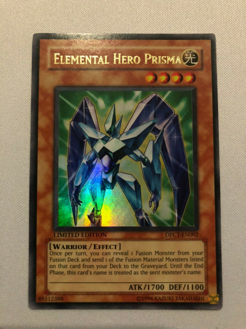 Yugioh Elemental Hero Prisma DPCT-EN002 Ultra Rare Limited Edition Near Mint