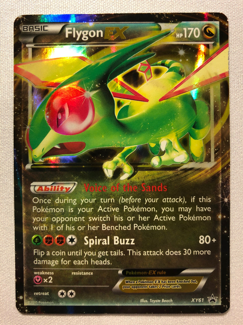 Flygon EX XY61 Black Star Promo Holo Rare Pokemon Card Near Mint