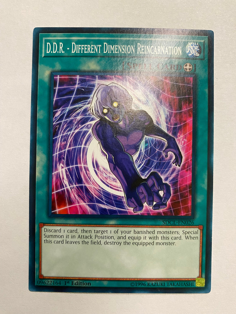 Yugioh! D.D.R. Different Dimension Reincarnation  SDCL-EN026 1st Edition Common NM