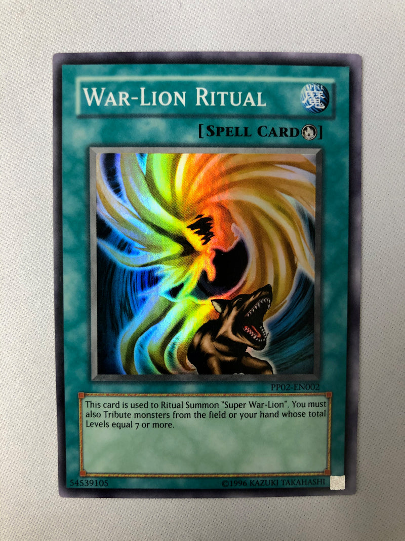 Yugioh War-Lion Ritual PP02-EN002 Unlimited Edition Super Rare NM