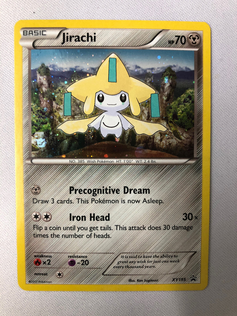 Jirachi XY195 XY Promo Mythical Collection Holo Pokemon Card NM