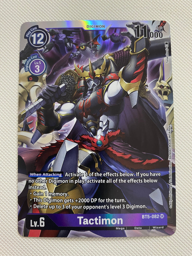 Digimon TCG Tactimon Bt5-082 Battle Of Omni Holo Near Mint