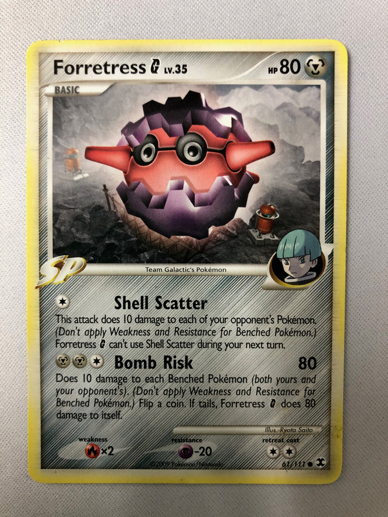 Forretress G 61/111 SP Rising Rivals Common Pokemon Card NM