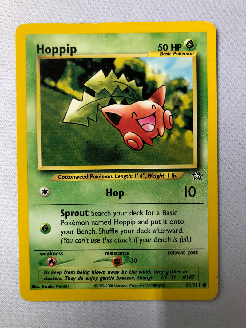 Hoppip 61/111 Neo Genesis Common Pokemon Card NM