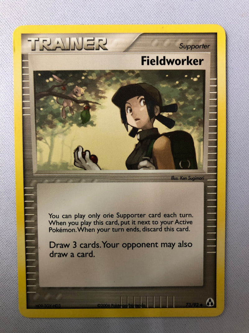 Trainer Fieldworker 73/92 Legend Maker Alternate Art Uncommon Pokemon Card NM