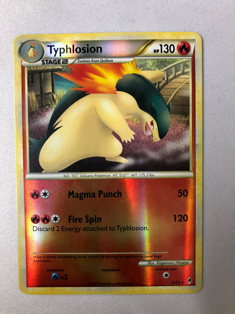 Typhlosion 35/95 Call of Legends Reverse Holo Rare Pokémon Card NM