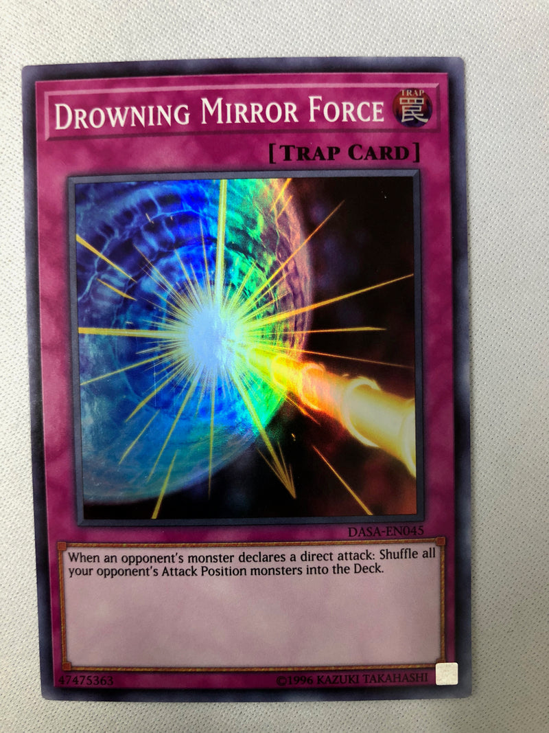 Yugioh Drowning Mirror Force DASA-EN045 Super Rare Unlimited Edition NM