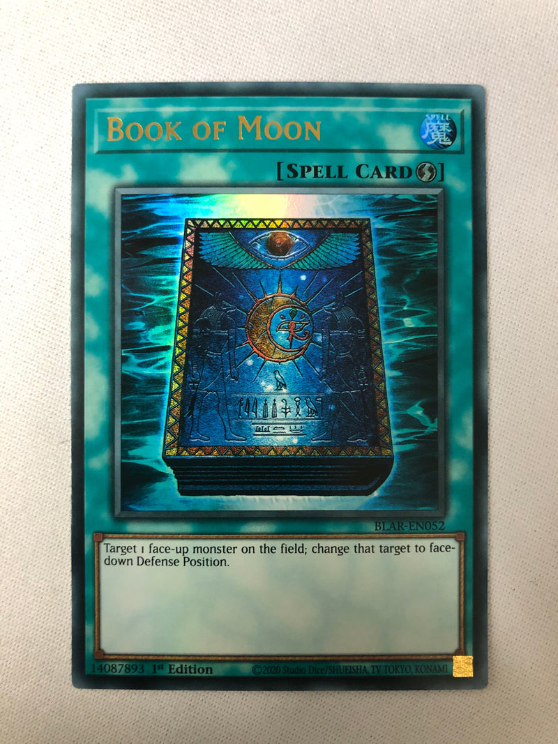 Yugioh Book of Moon BLAR-EN052 Ultra Rare 1st Edition NM