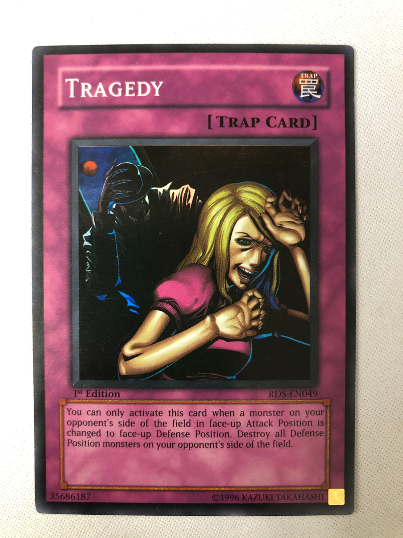 Yugioh Tragedy RDS-EN049 Super Rare 1st Edition  NM