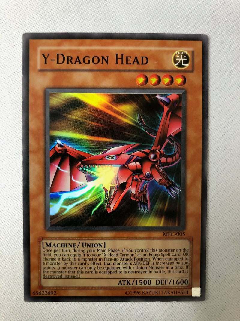 Yugioh Y-Dragon Head MFC-EN005 Super Rare Unlimited Near Mint