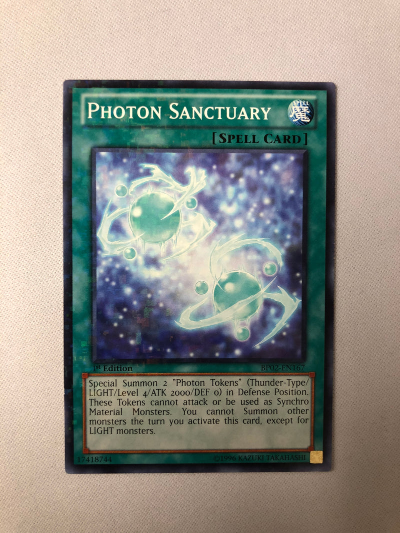 Yugioh Photon Sanctuary BP02-EN167 Mosaic Rare 1st Edition NM