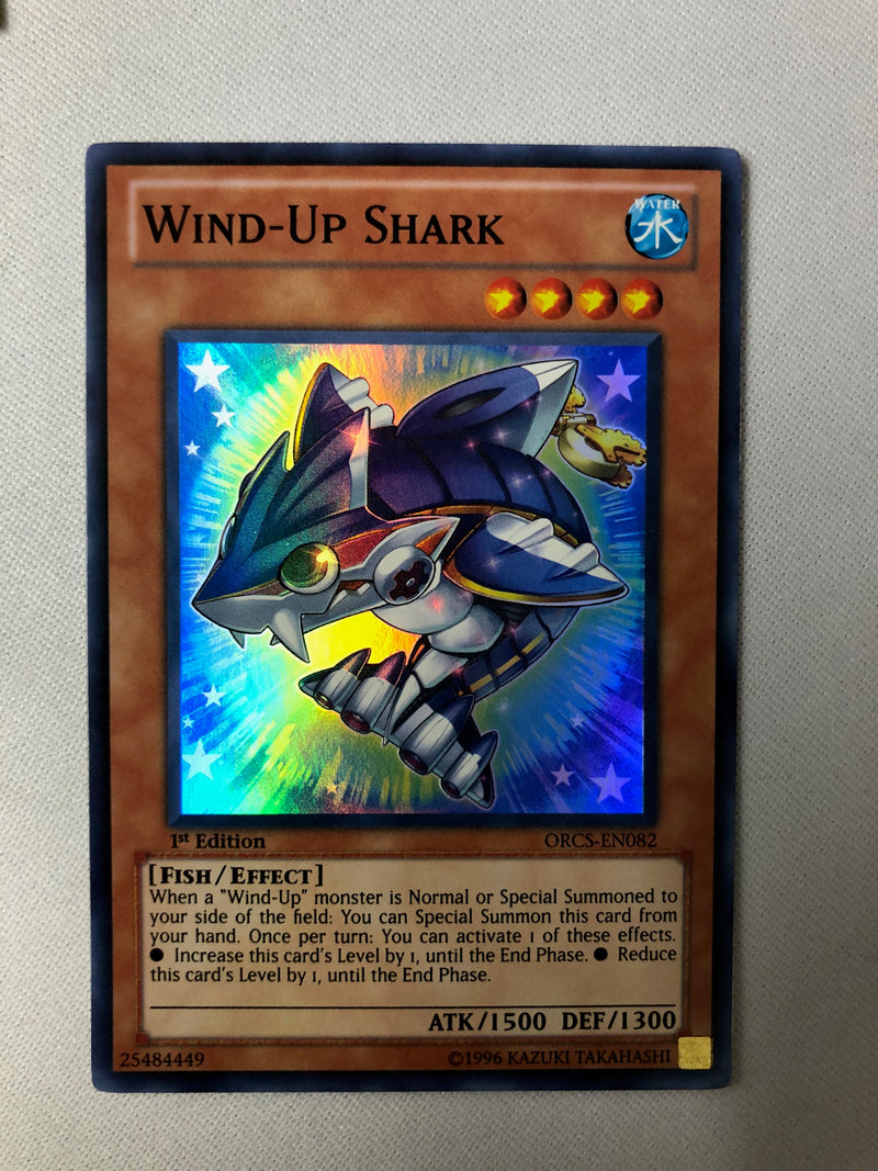 Yugioh Wind-Up Shark ORCS-EN082 Super Rare Unlimited Edition NM