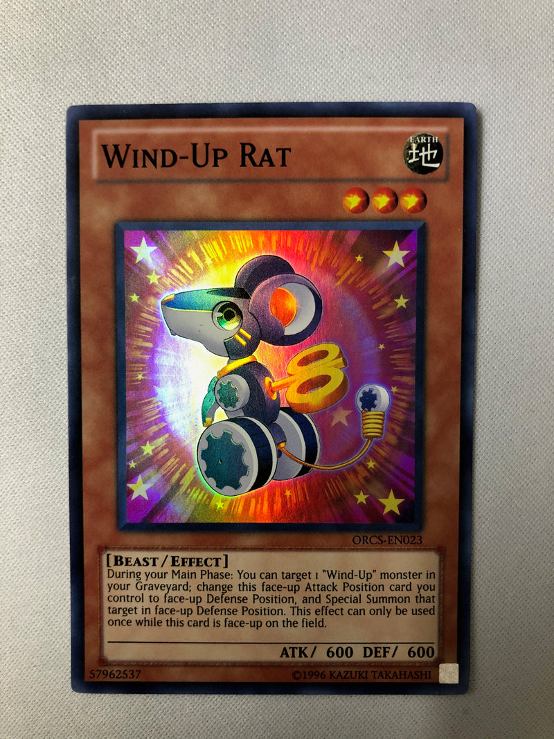 Yugioh Wind-Up Rat ORCS-EN023 Super Rare Unlimited Edition NM