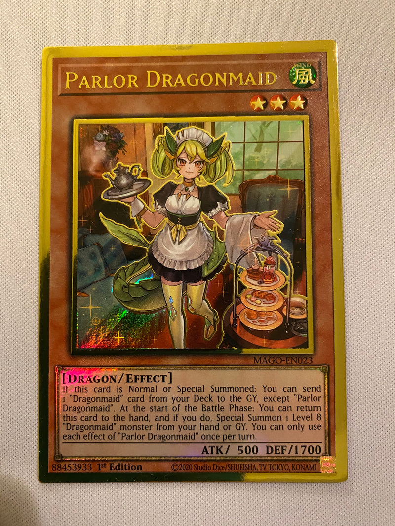 Yugioh Parlor Dragonmaid MAGO-EN023 1st Edition Maximum Gold Near Mint