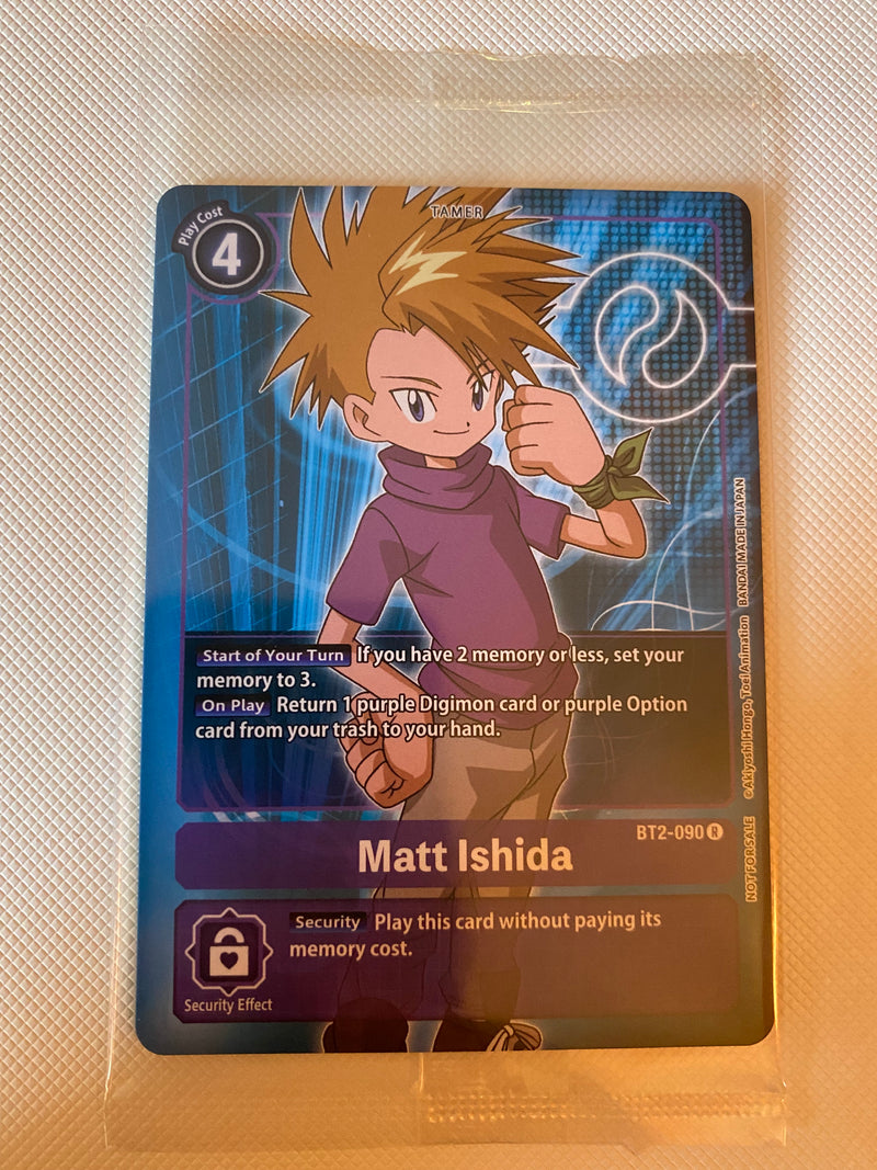 Digimon TCG Matt Ishida  BT2-090 Box Topper