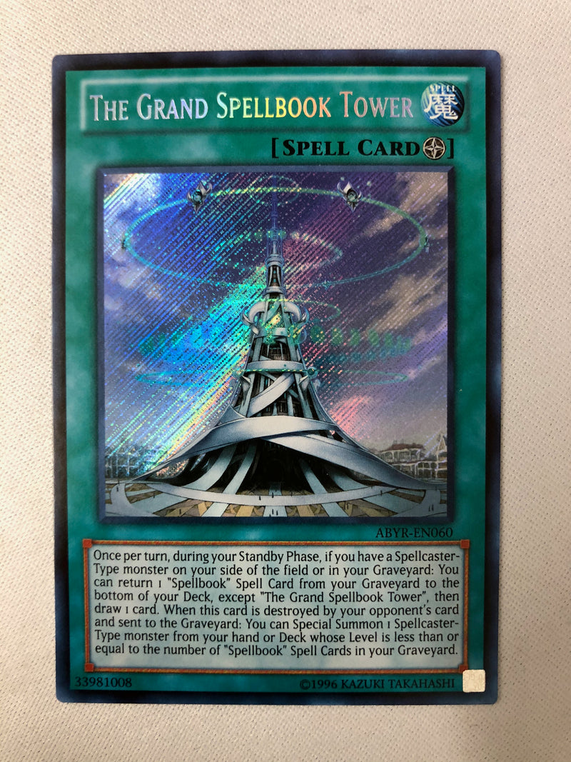 Yugioh The Grand Spellbook Tower ABYR-EN060 Secret Rare Unlimited NM