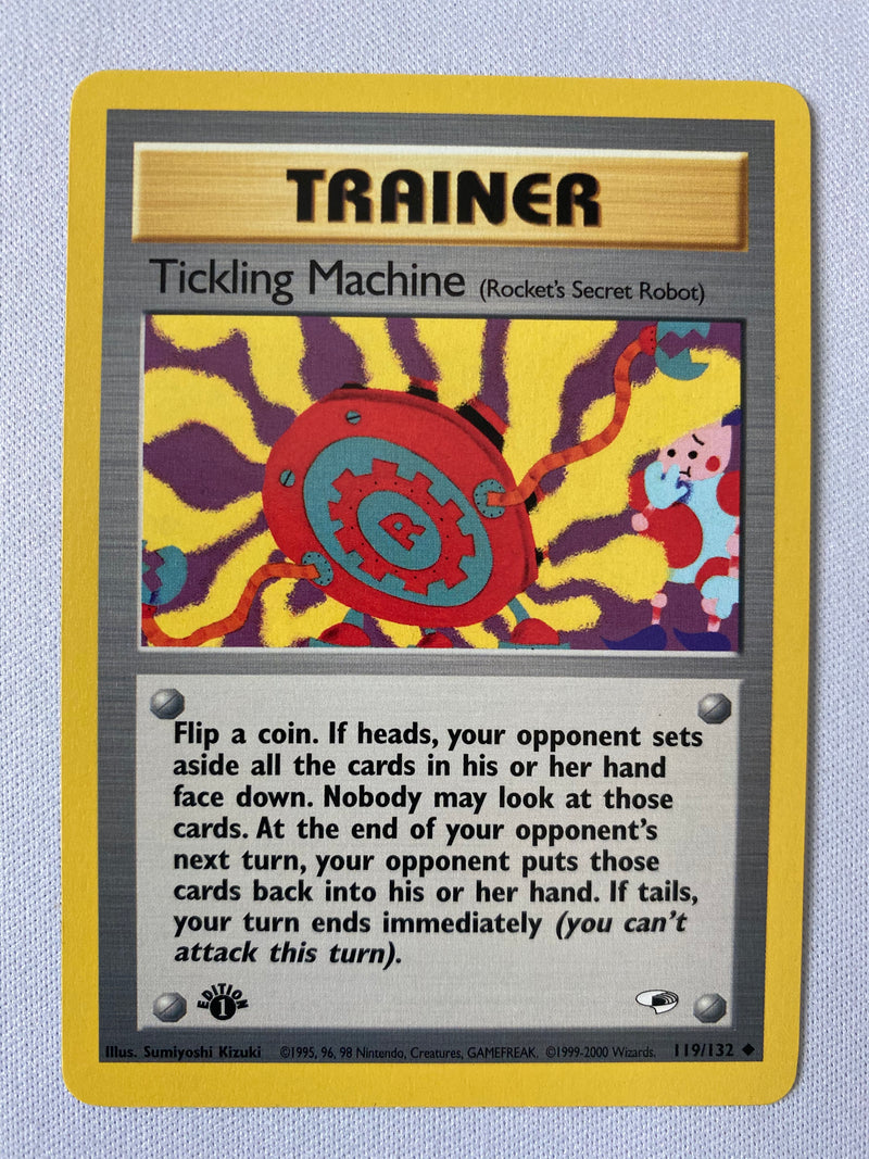Tickling Machine  119/132  Uncommon 1st Edition Pokemon Card  Near Mint