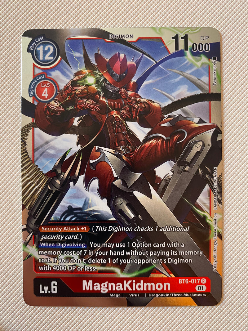 Digimon TCG MagnaKidmon BT6-017  Holo Naer Mint