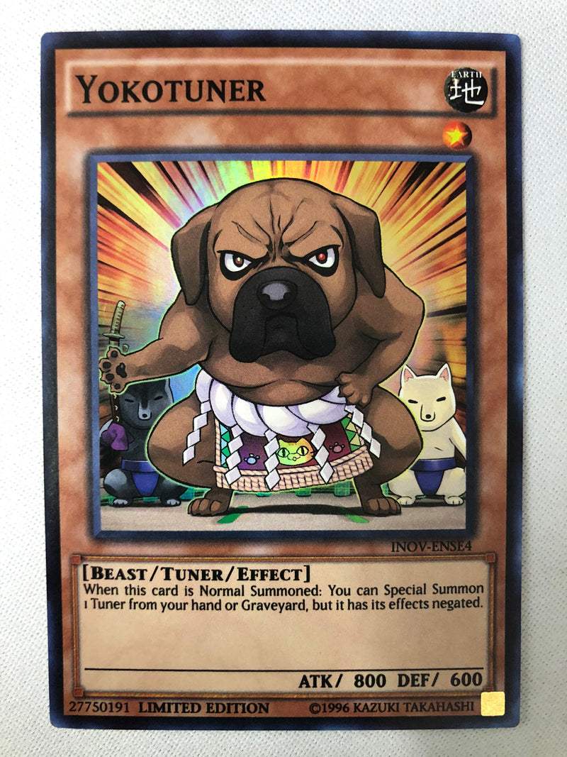 Yugioh Yokotuner INOV-ENSE4 Super Rare Limited Edition NM