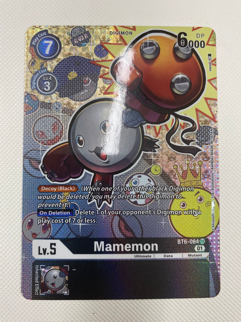 Digimon TCG Mamemon Alternate Art  BT6-064  Near Mint -