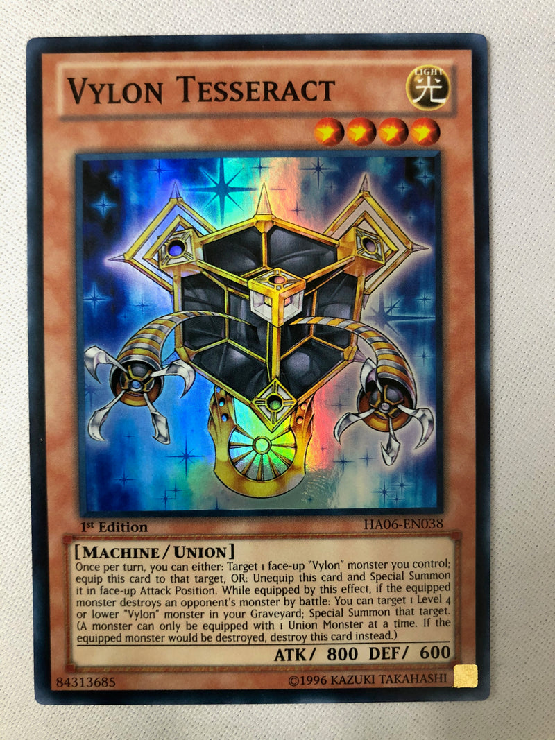 Yugioh Vylon Tesseract HA06-EN038 Super Rare 1st Edition NM