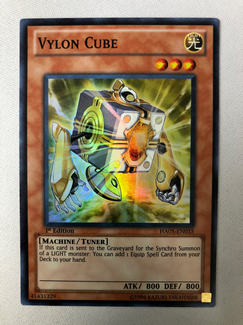 Yugioh Vylon Cube HA05-EN015 Super Rare 1st Edition NM