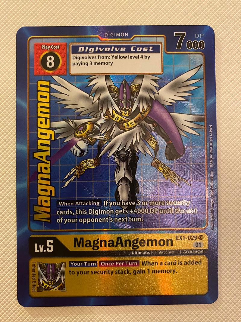 Digimon TCG Magnaangemon Ex1-029 Holo Near Mint