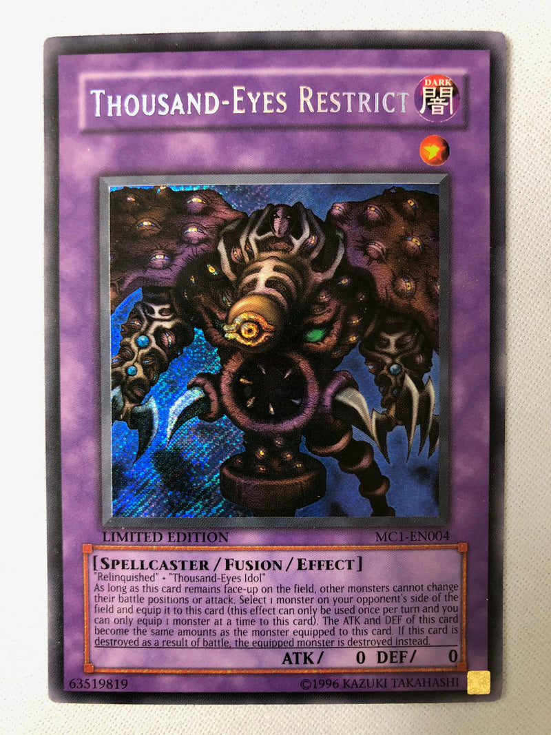 Yugioh Thousand-Eyes Restrict MC1-EN004 Limited Edition Near Mint