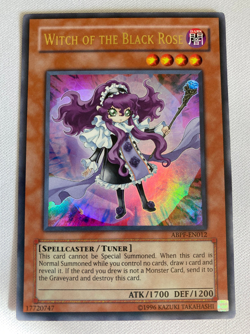 Yugioh Witch of the Black Rose  ABPF-EN012  Ultra Rare Near Mint