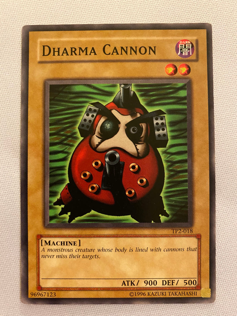 Yugioh Dharma Cannon  TP2-018  Common  Unlimited Near Mint