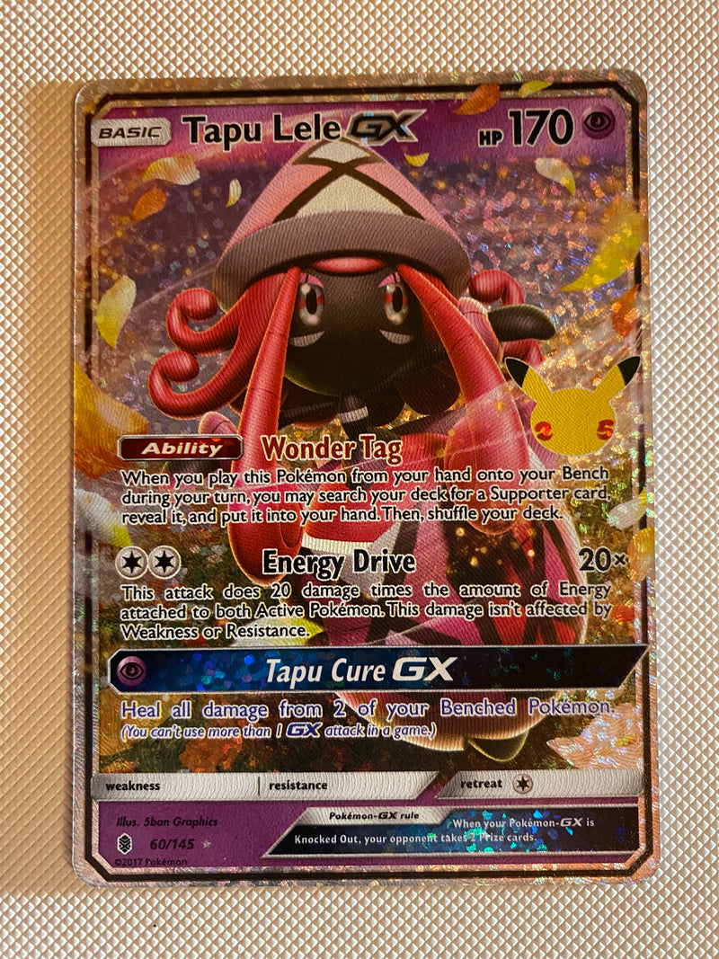 Tapu Lele GX 60/145  Pokemon Card Promo Naer Mint