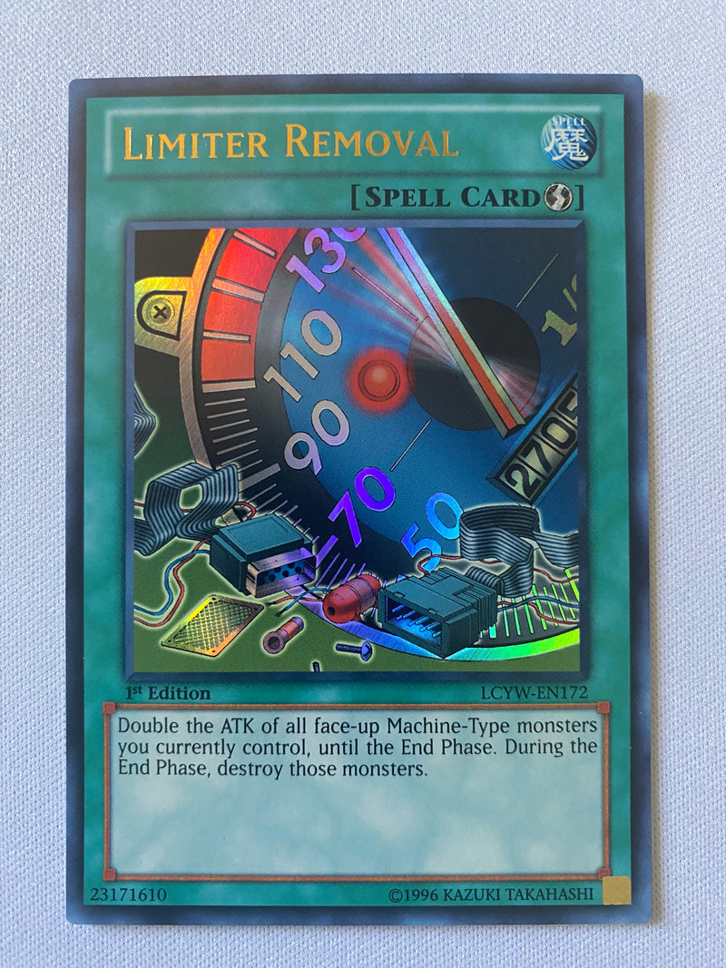 Yugioh Limiter Removal LCYW-EN172 Ultra Rare 1st Edition Near Mint