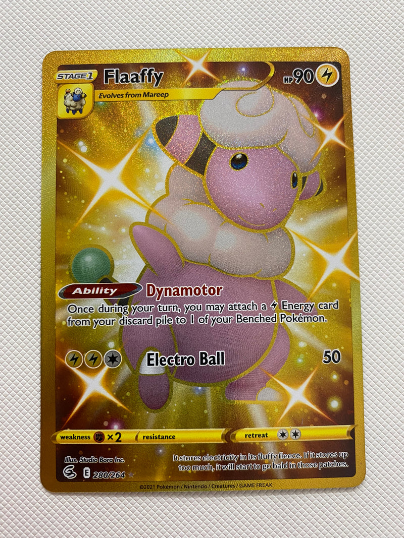 Flaaffy - 280/264  Secret Rare  Fusion Strike Pokemon Card Near Mint