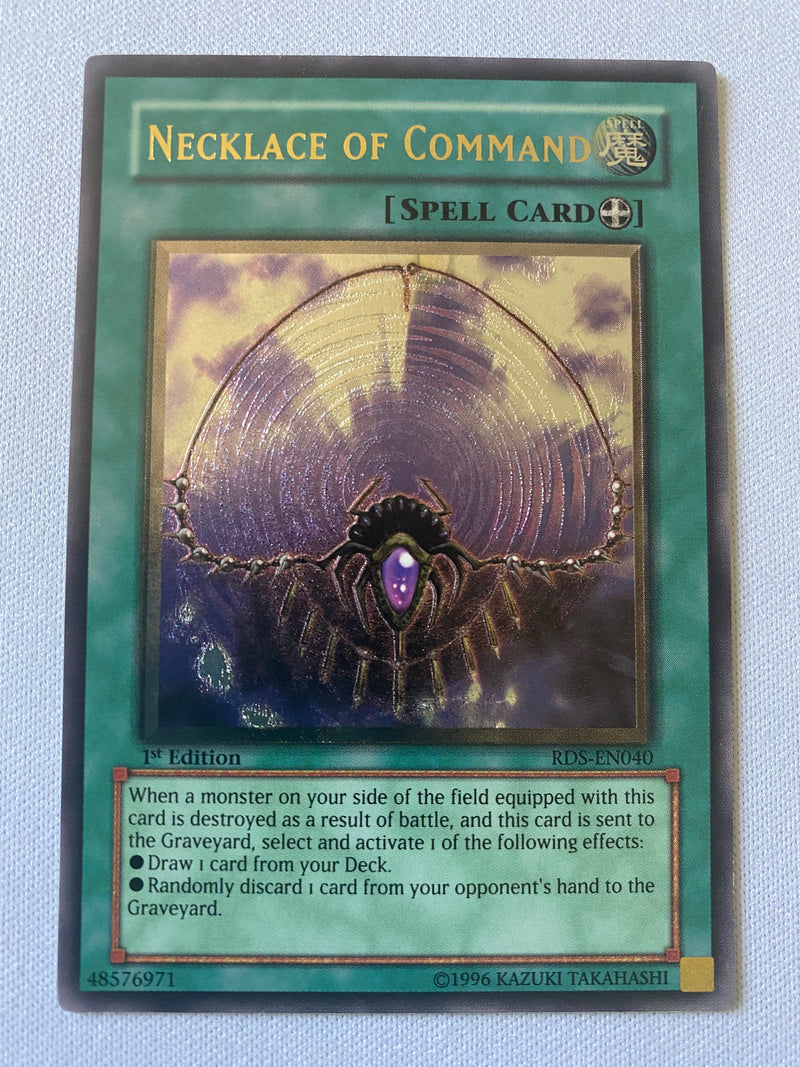 Yugioh Necklace of Command RDS-EN040 Ultimate Rare 1st Edition Near Mint