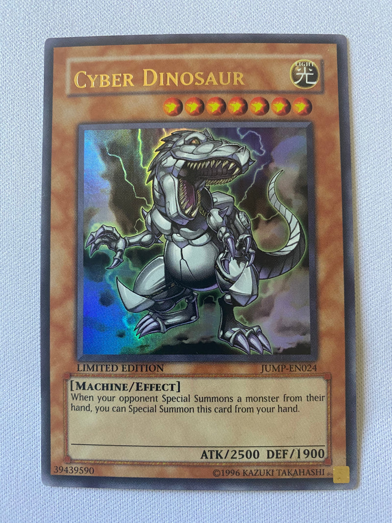Yugioh Cyber Dinosaur JUMP-EN024 Limited Edition Ultra Rare Near Mint