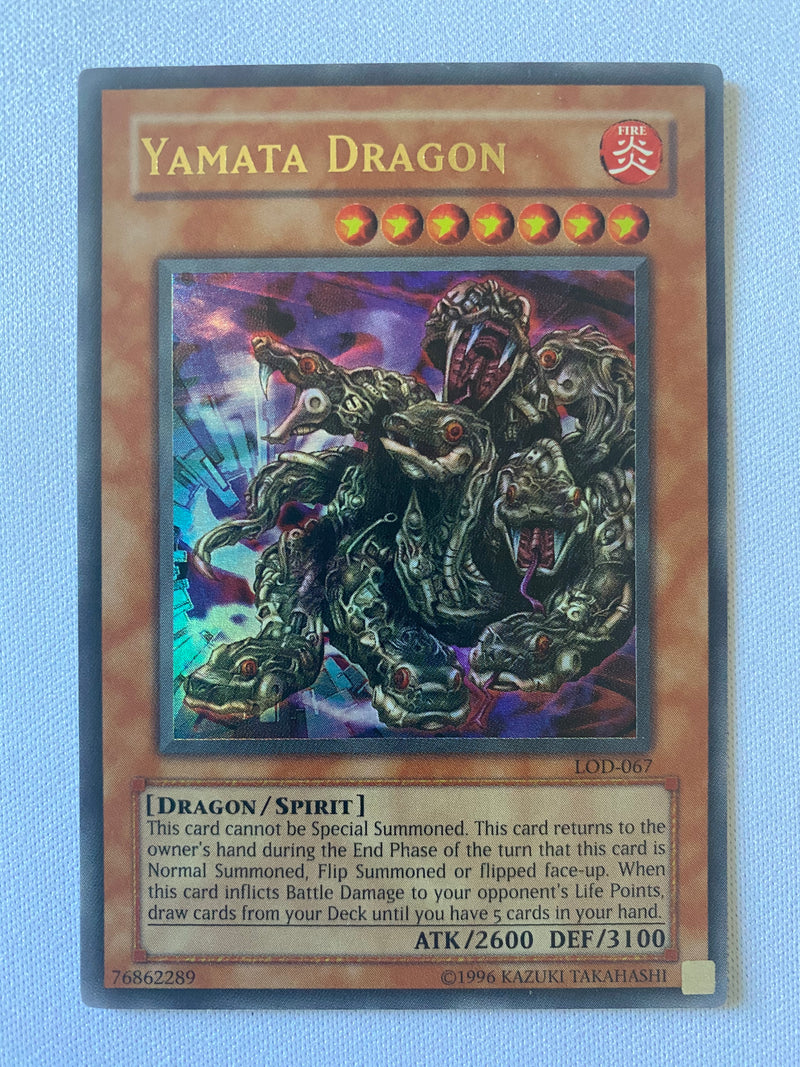Yugioh Yamata Dragon LOD-067 Unlimited Edition Ultra Rare Near Mint