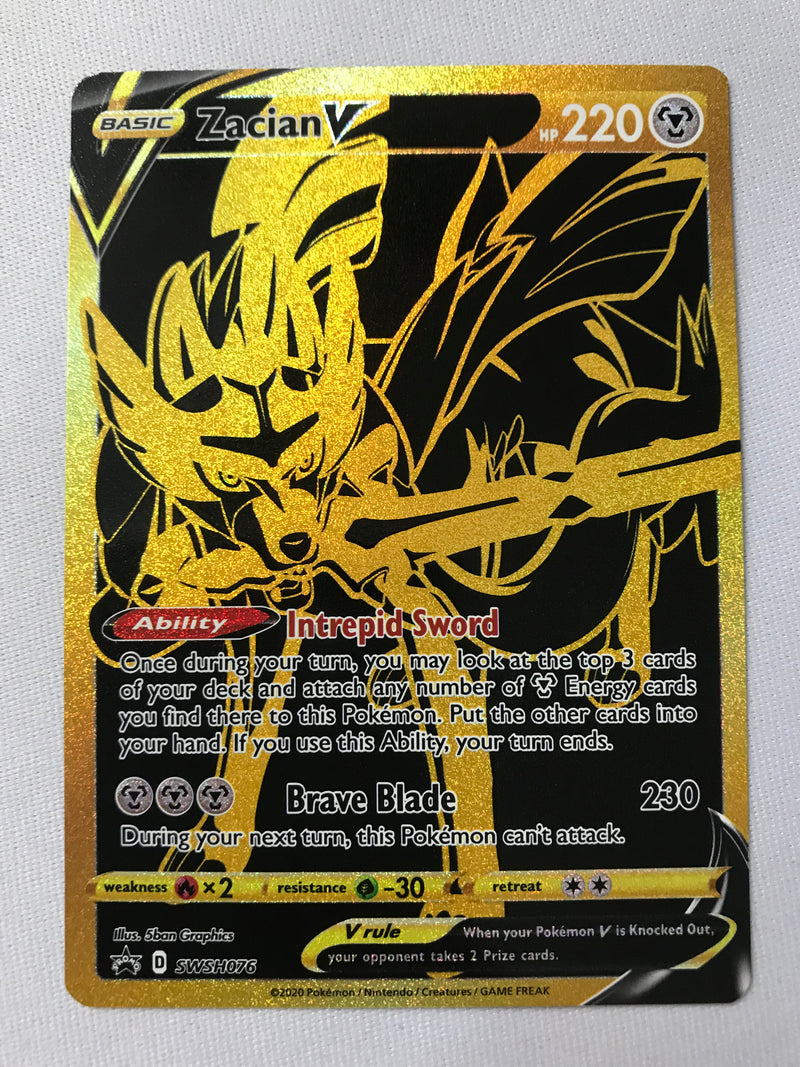 Zacian V - SWSH076 - SWSH: Sword & Shield Promo Cards (SWSD)