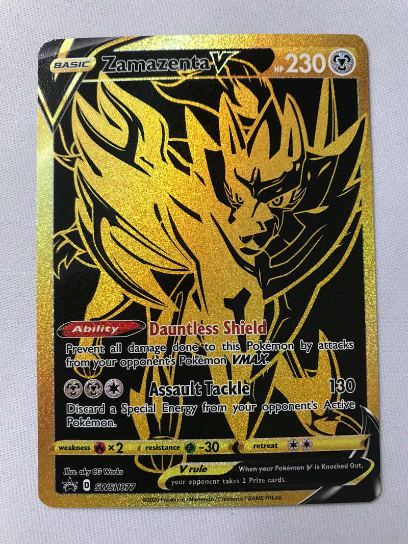 Zamazenta V - SWSH077 - SWSH: Sword & Shield Promo Cards (SWSD)