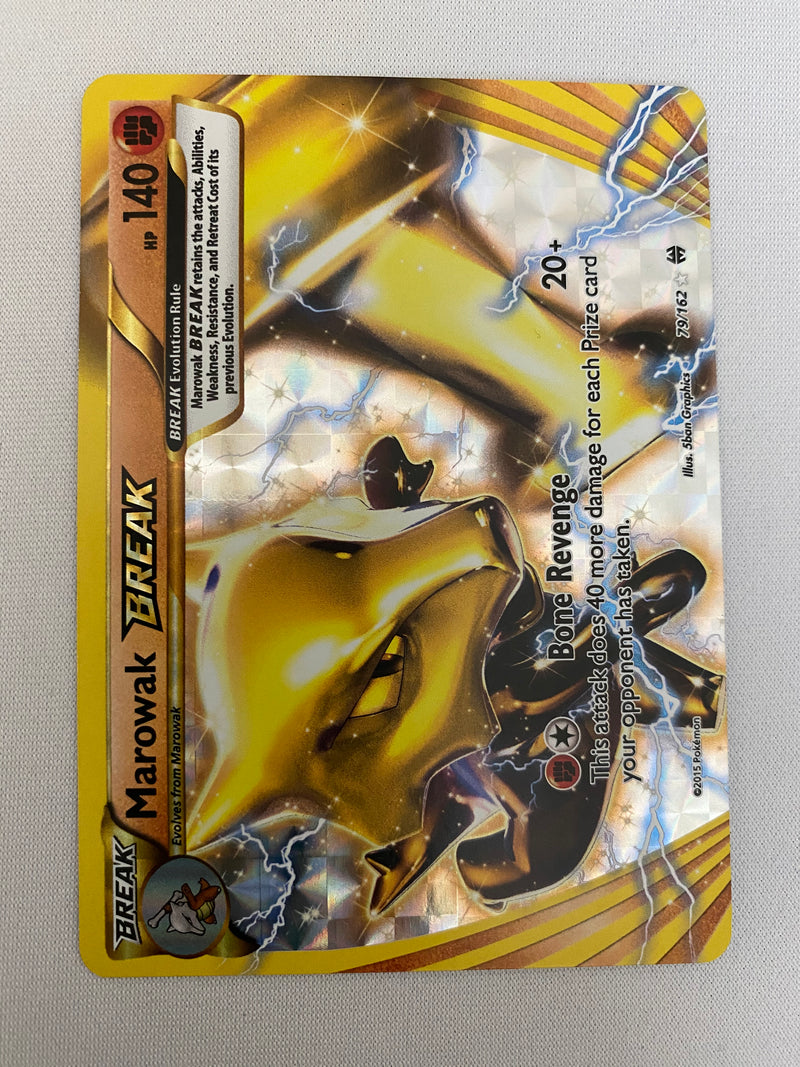 Marowak BREAK 79/162 Ultra Rare Pokemon Card Near Mint