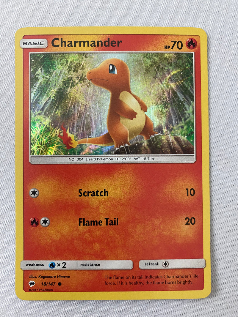 Charmander  18/147  Holo Rera Pokemon Card Near Mint