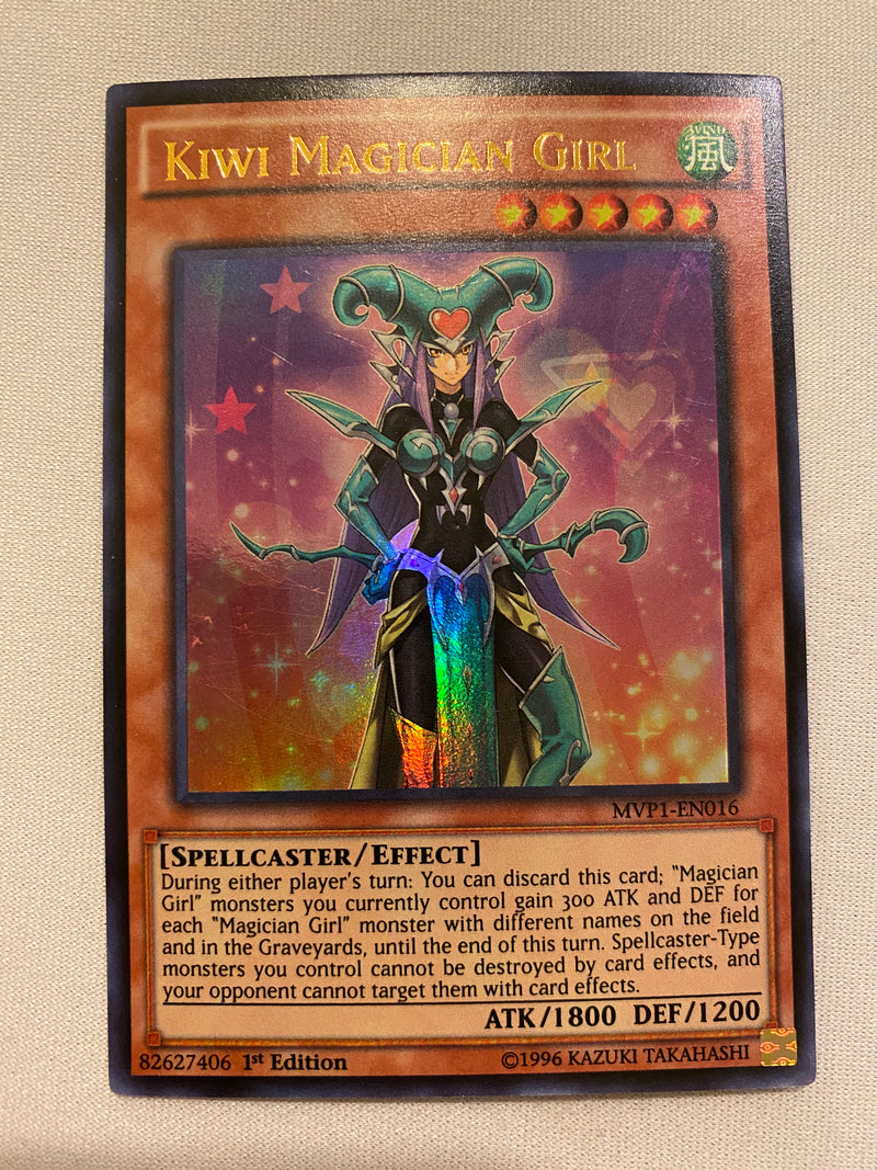 Yugioh  Kiwi Magician Girl MVP1-EN016 1st Edition Ultra Rare Near Mint