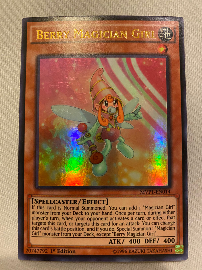 Yugioh Berry Magician Girl MVP1-EN014 Ultra Rare 1st Edition Near Mint