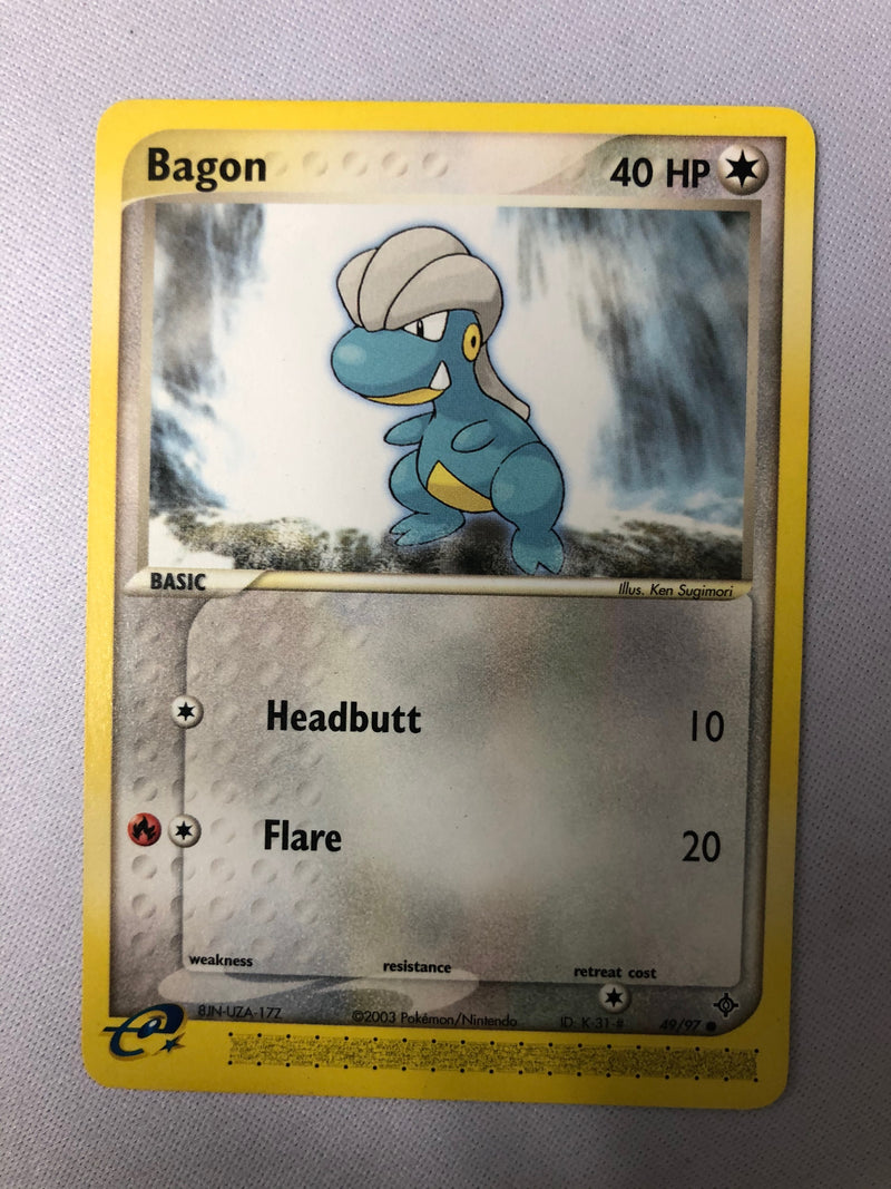 Bagon 49/97 EX Dragon Common Non Holo Pokemon Card NM