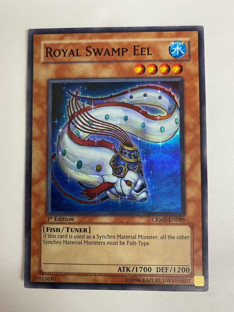 Yugioh Royal Swamp Eel  CRMS-EN086  Super Rare NM