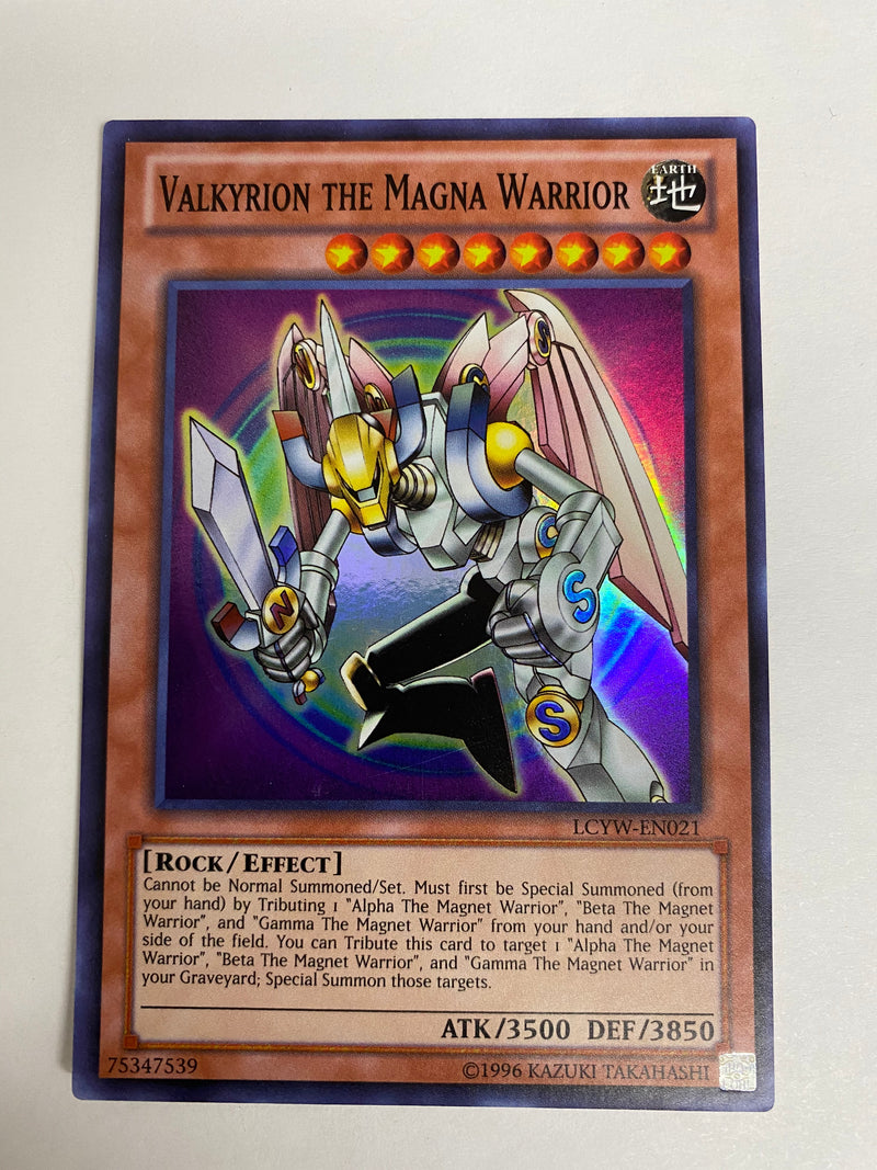 Yugioh Valkyrion The Magna Warrior Super Rare NM Unlimited LCYW-EN021 NM