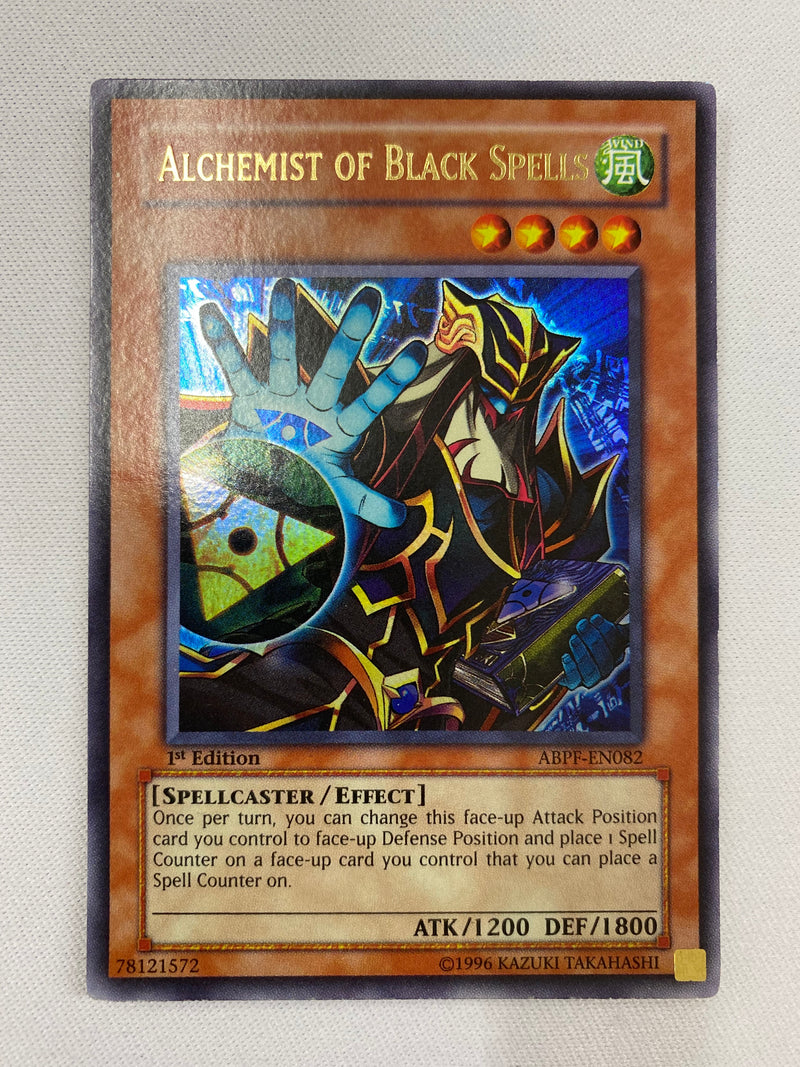 Yugioh Alchemist of Black Spells ABPF-EN082 Ultra Rare 1st Edition NM