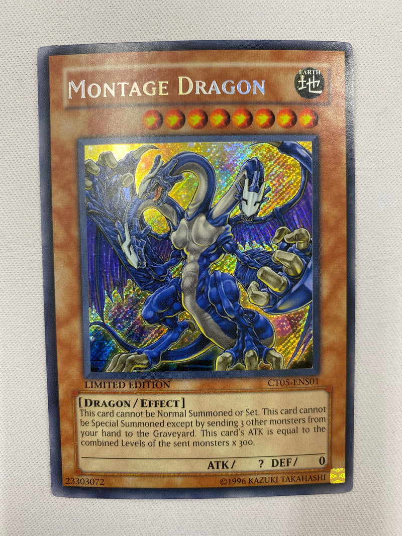 Yugioh Montage Dragon  CT05-ENS01 Limited Edition  Secret Rare NM